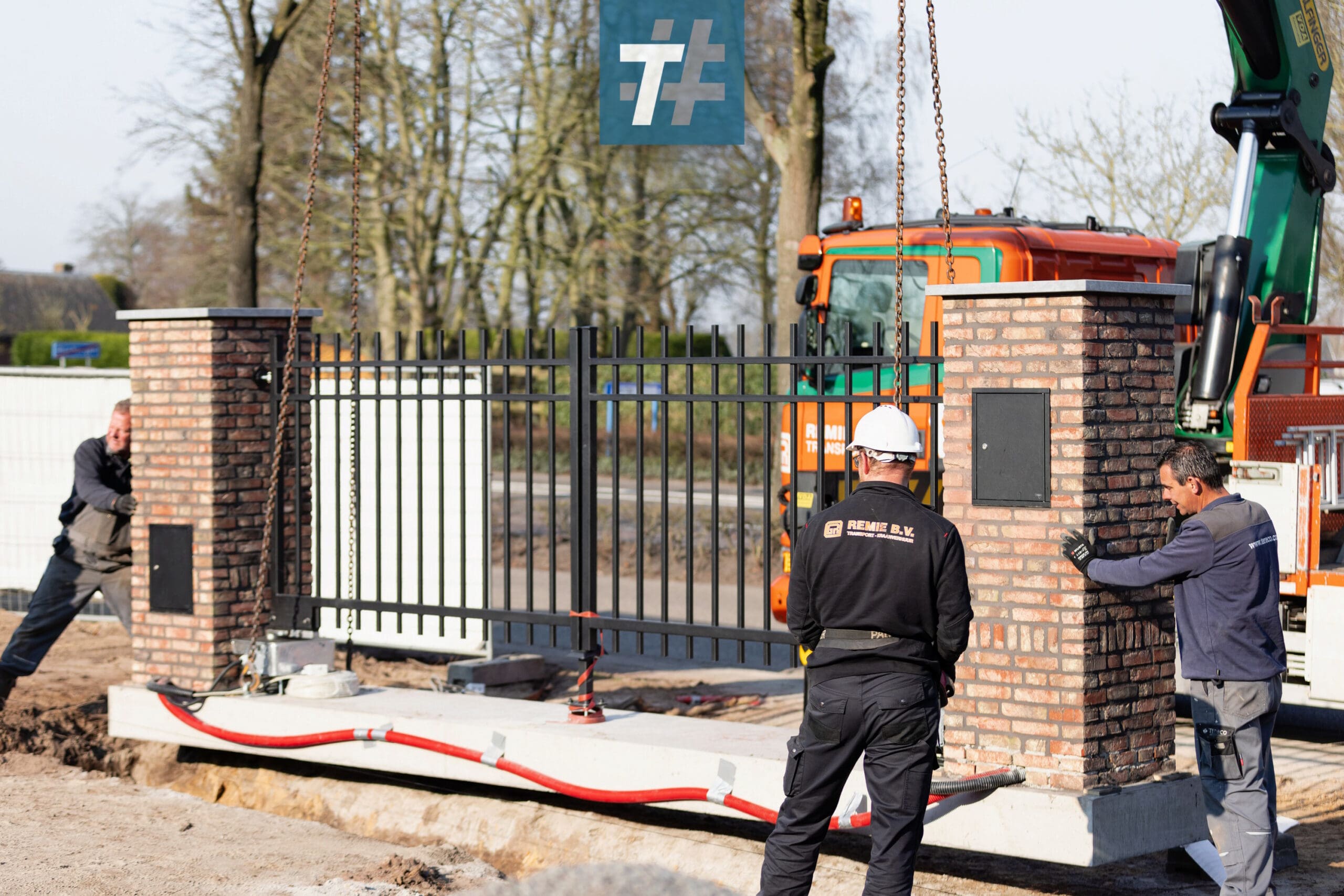 Prefab poort laten plaatsen | Tereco Breda